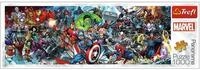 Trefl Puzzle World of Marvel Panoramapuzzle 1000 Teile, Puzzleteile