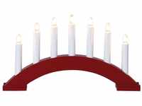 EGLO Kerzenständer Bea, Lichterbogen Weihnachten mit 7 Kerzen, gebogen aus...