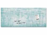 Sigel Magnettafel, Glas-Magnettafel Artverum Turquoise Wall - 130 x 55 cm -...