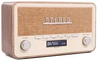 Denver DAB-18LW Digitalradio (DAB) (DAB+, FM (RDS), 4 W, Retro-Design,...