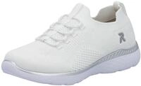 Slip-On Sneaker RIEKER SPORT, Damen, Gr. 36, wei&szlig;, Textil, Schuhe Slip-On Sneaker,