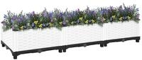 vidaXL Hochbeet, Kr&auml;uterhochbeet 120x40x23 cm Polypropylen