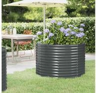 vidaXL Hochbeet vidaXL Hochbeet Verzinkter Stahl 100x100x68 cm Anthrazit