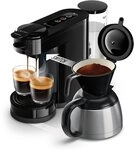 Philips Senseo Kaffeepadmaschine Switch HD6592/64, 2-in-1 Pad und Filterkaffee, 1l Philips Senseo Kaffeepadmaschine Switch HD6592/64, 2-in-1 Pad und Filterkaffee, 1l