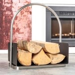 Haushalt International Holztragetasche Kaminholztragekorb Ma&szlig;e: ca. 40,5 x 30...