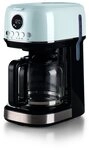 Ariete Filterkaffeemaschine 1396W Moderna wei&szlig;,1,5 L mit Timer, Programmwahl und
