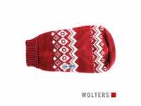 Wolters Hundepullover Norweger Pullover rot/weiß