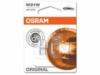 Osram KFZ-Ersatzleuchte Osram W21W 12V 21W WX3x16d Blister 2 St.7505-02B
