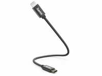 Hama Ladekabel, USB-C® - Lightning, 0.2 m, Nylon USB-Kabel