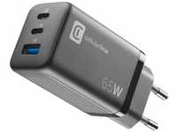 Cellularline Charger Multipower Micro 65W GaN 3 Ports USB-Ladegerät (Ladegerät