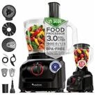 TurboTronic by Z-Line K&uuml;chenmaschine Food Processor mit Standmixer 1,5L Glaskaraffe