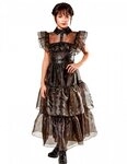 Rubie&acute;s Kost&uuml;m Wednesday Addams Ballkleid Kinderkost&uuml;m schwarz