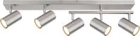 GLOBO LIGHTING Deckenspot ROBBY, ohne Leuchtmittel, Strahler Nickel/Chrom,