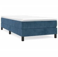 vidaXL Bettgestell, Bettrahmen Dunkelblau 80x200 cm Samt