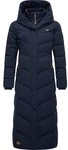 Ragwear Steppmantel Natalka Extralong Gesteppter Damen Mantel mit Kapuze