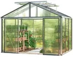 GFP Gew&auml;chshaus Asteria 21 Light Farbe Aluminium-Natur, 12 mm Wandst&auml;rke,...