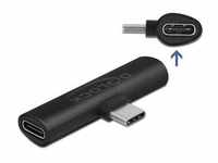 Delock 64114 - Adapter USB Type-C™ zu 2 x USB Type-C™ PD, schwarz Computer-Kabel,