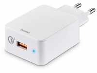 Hama Schnellladegerät Qualcomm® Quick Charge™ 3.0", USB-A, 19,5 W, Weiß
