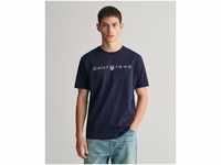 Gant T-Shirt PRINTED GRAPHIC KA T-SHIRT, blau