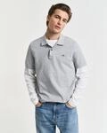 Poloshirt GANT "REG SHIELD SS PIQUE POLO", Herren, Gr. M, grau, Piqu&eacute;,...