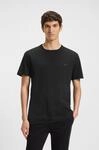 T-Shirt BOSS ORANGE "Tegood Regular Fit", Herren, Gr. M, schwarz (001_schwarz),