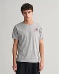 Gant T-Shirt REG ARCHIVE SHIELD EMB SS T-SHIRT von dem Archiv aus den 1980er-Jahren