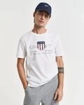 Gant T-Shirt REG ARCHIVE SHIELD SS T-SHIRT mit Logodruck auf der Brust