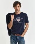 Gant T-Shirt REG ARCHIVE SHIELD SS T-SHIRT mit Logodruck auf der Brust