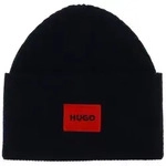 HUGO Beanie Xaff 6 Beanie blau