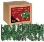 Idena LED-Lichterkette Idena 31870 - LED Tannengirlande mit 100 LEDs in Warmwei&szlig;,