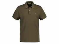 Gant Poloshirt Herren Piqué-Poloshirt SHIELD Regular Fit (1-tlg) grün