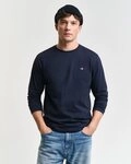 Gant Langarmshirt REG SHIELD LS T-SHIRT mit Logostickerei auf der Brust