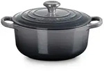LE CREUSET Br&auml;ter Signature Gusseisen-Br&auml;ter grau &Oslash; 20 cm