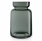 Eva Solo Tischvase Silhouette Rauchglas H 18.5cm grau