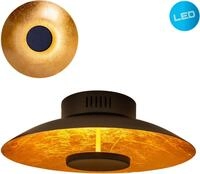 n&auml;ve LED Deckenleuchte Firenze, LED fest integriert, Schirm gew&ouml;lbt in