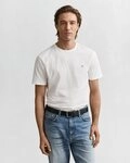 Gant T-Shirt REG SHIELD SS T-SHIRT mit Logostickerei auf der Brust