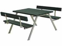Plus A/S Alpha Picknicktisch mit 2 Rückenlehnen Retex Upcycling 118 x 185 x 73...