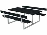 Plus A/S Basic Picknicktisch mit 2 Rückenlehnen Kiefer-Fichte 177 x 184 cm...