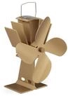 relaxdays Kaminventilator Ofenventilator ohne Strom, Bronze