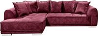 ED EXCITING DESIGN Ecksofa Sentina L-Form, mit R&uuml;ckenkissen