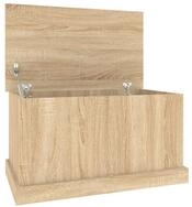 vidaXL Aufbewahrungsbox Aufbewahrungsbox Sonoma-Eiche 70 x 40 x 38 cm Holzwerkstoff