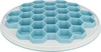 TRIXIE Antischlingnapf Slow Feeding Futterplatte Hive - grau/blau - &oslash; 30 cm