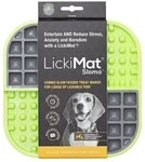 LickiMat Antischlingnapf Slomo TRP Schleckmatte f&uuml;r Hunde - gr&uuml;n - 20 cm, TRP