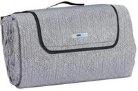relaxdays Kompass Relaxdays XXL Picknickdecke, 200x300 cm, isoliert, wasserdicht, Fis