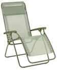 Lafuma Gartenliege R CLIP NATURA COLORBLOCK, Moosgr&uuml;n, Stahlgestell, Batyline...