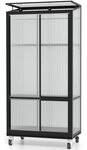 Vitavia Gew&auml;chshaus HKP4mm, BxTxH: 81 x 43 x 168,2 cm, 4 mm Wandst&auml;rke,