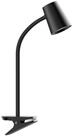 Lindby Klemmleuchte Ailina, LED, Kunststoff Schwarz warmwei&szlig; IP20, 1 x 5 W LED,