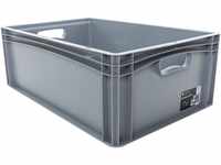 SURPLUS Aufbewahrungsbox Eurobox 60 x 40 x 22 cm, 44,2 L grau grau