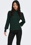 Strickpullover ONLY "ONLKATIA L/S HIGHNECK PULLOVER KNT NOOS", Damen, Gr. XS, gr&uuml;n
