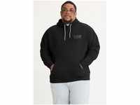 Levi's® Plus Kapuzensweatshirt BIG RELAXED GRAPHIC PO, schwarz